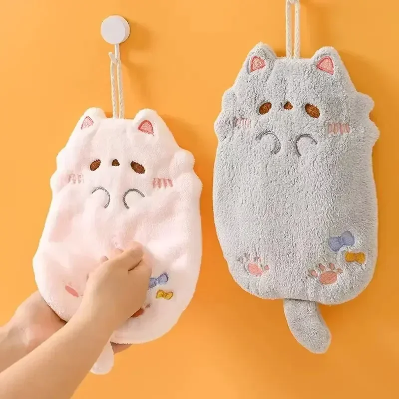 Women Kitchen Accessories - Premium Quality Cartoon Tanuki Hanging Towel