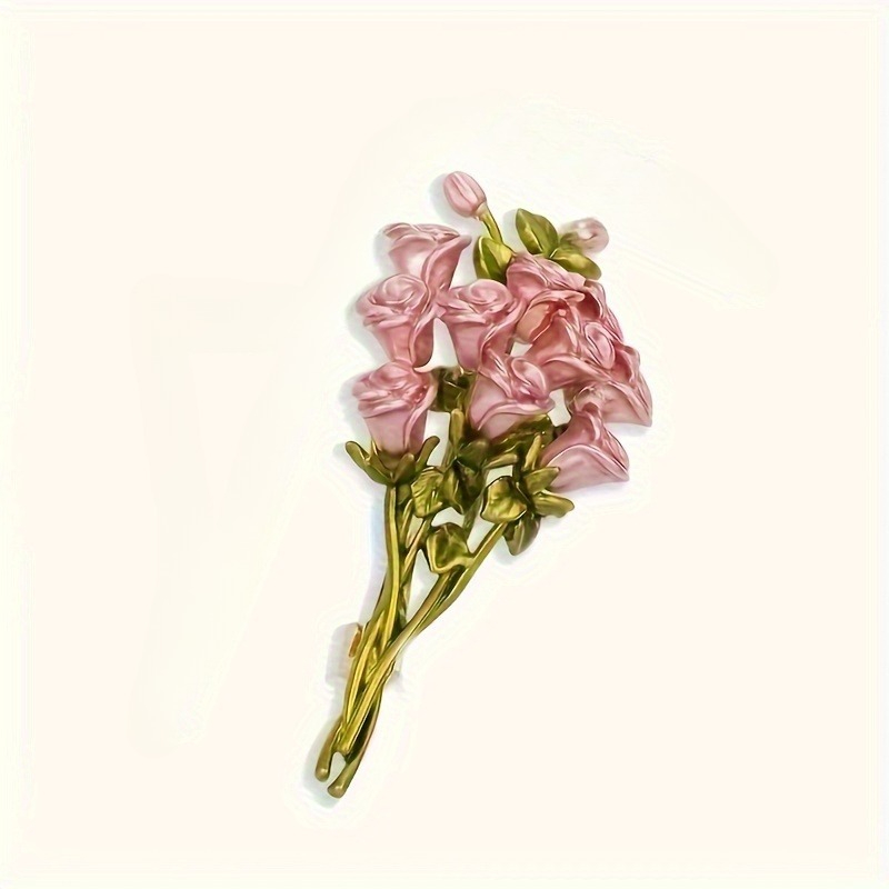 Elegant Pink Rose Bouquet Broo - Women Accessories Bouquet review and price