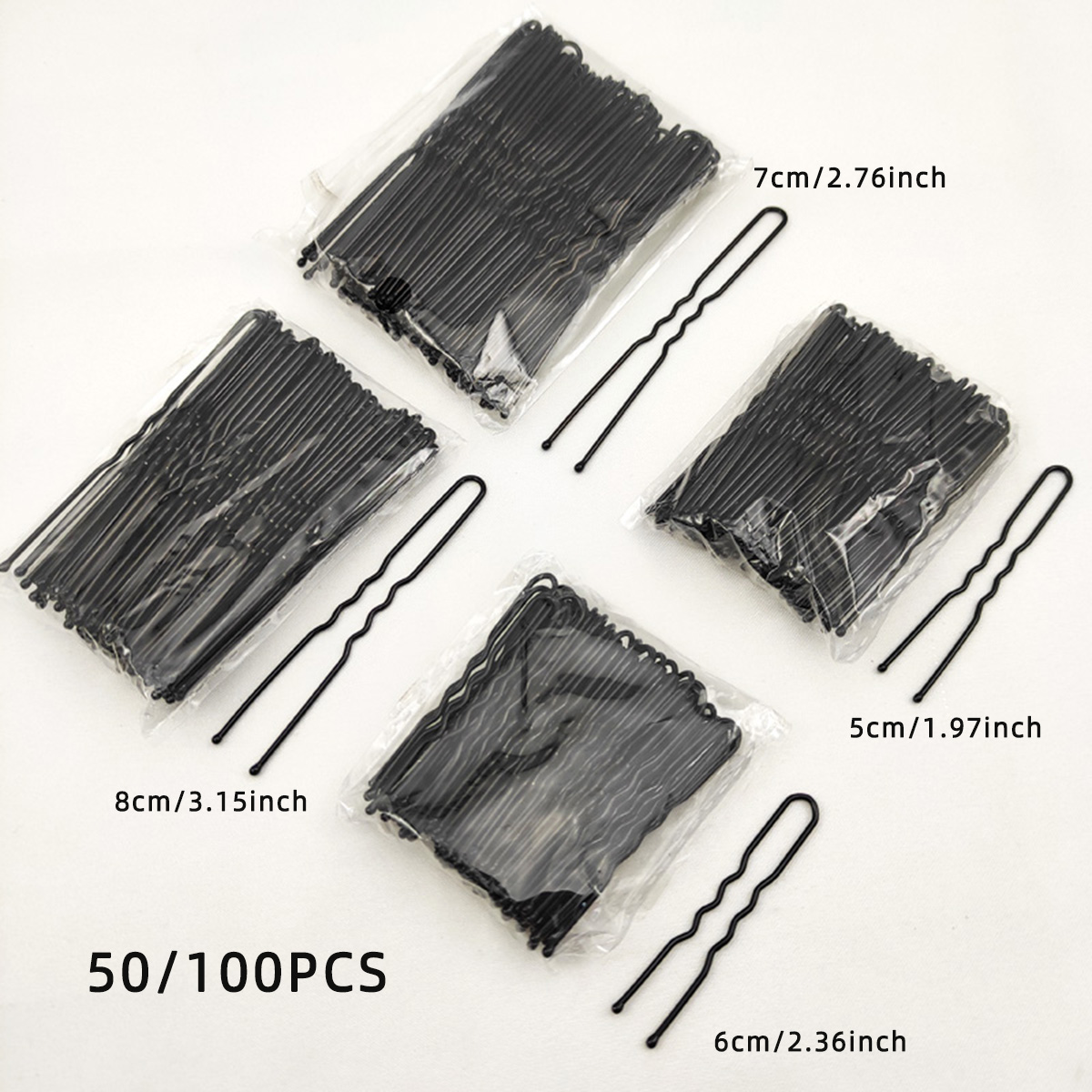 50/100 PCS Women 5/6/7/8 cm Ha - Women Accessories Aesthetic review and price