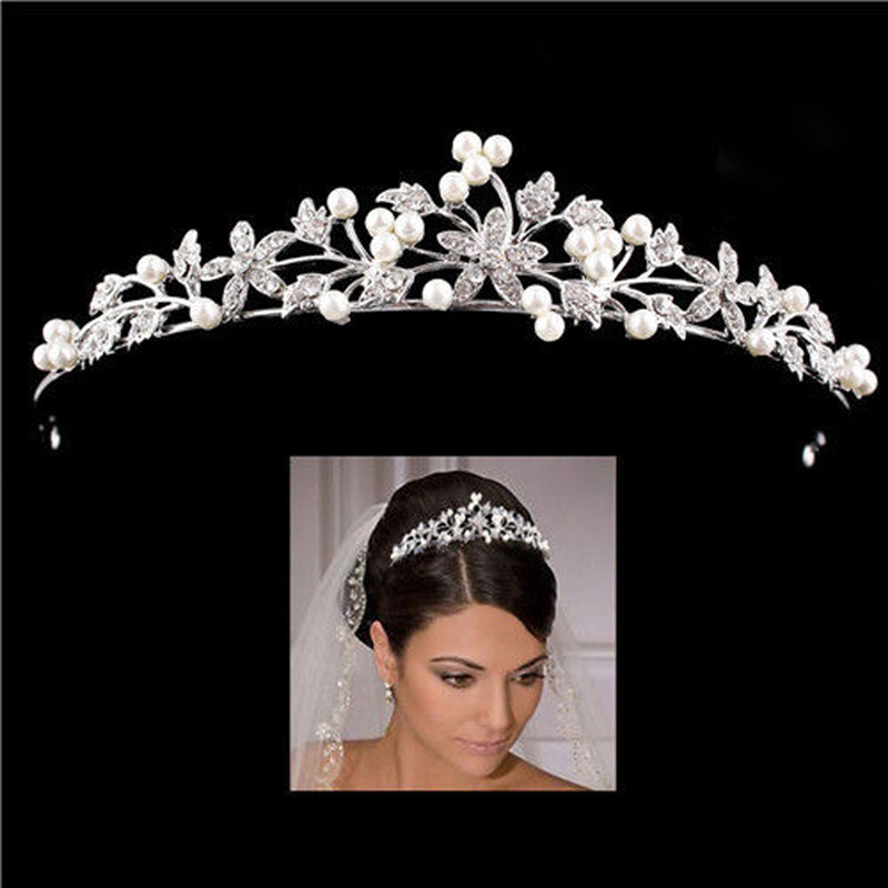 Crystal Wedding Bridal Tiara H - Women Accessories Aesthetic review and price