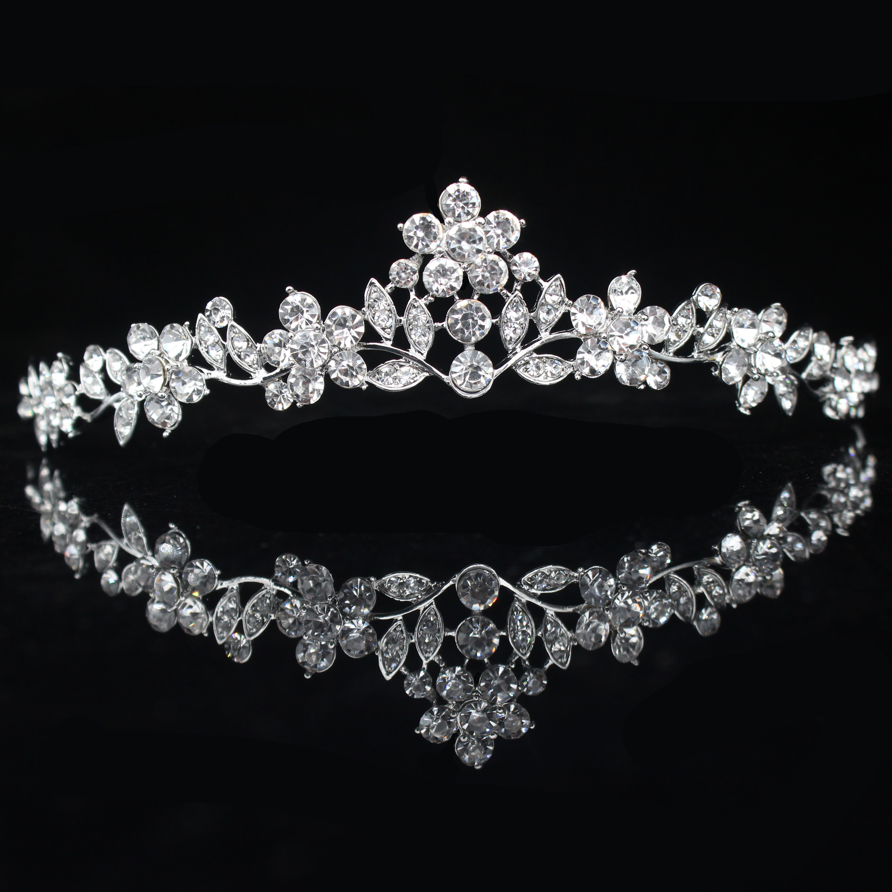 Crystal Wedding Bridal Tiara H - Women Accessories Aesthetic review and price