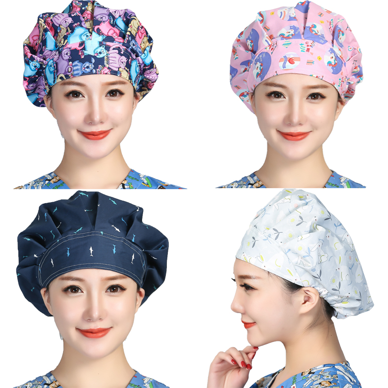 Bouffant Scrubs Hats Cartoon P - Women'S Work Accessories review and price