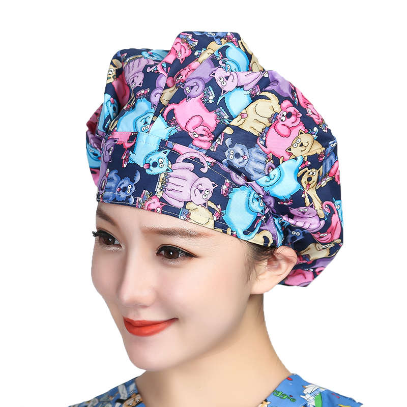 Bouffant Scrubs Hats Cartoon P - Women'S Work Accessories review and price