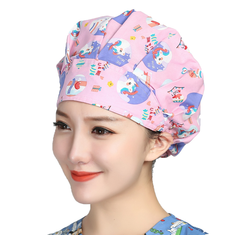 Bouffant Scrubs Hats Cartoon P - Women'S Work Accessories review and price