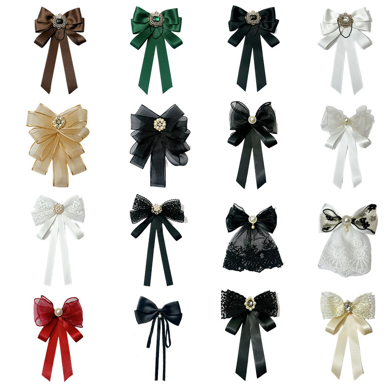 Korean Fabric Bow Tie Brooch P - Women Accessories Bouquet review and price