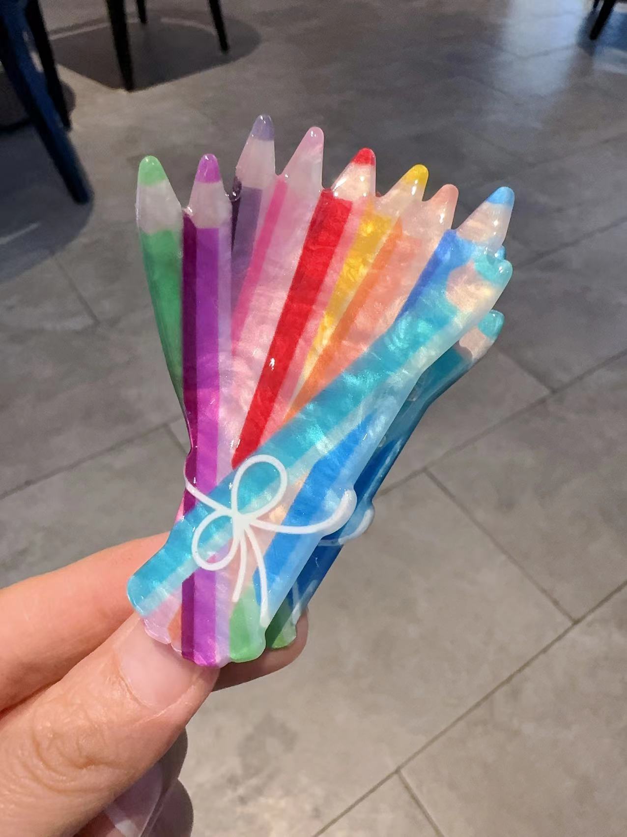 1 Colorful paintbrush grab cli - Women Accessories Bouquet review and price