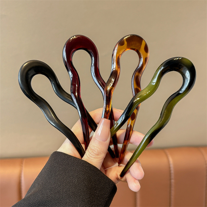 U-Shaped Hair Fork Fashion Tor - Women Accessories Aesthetic review and price