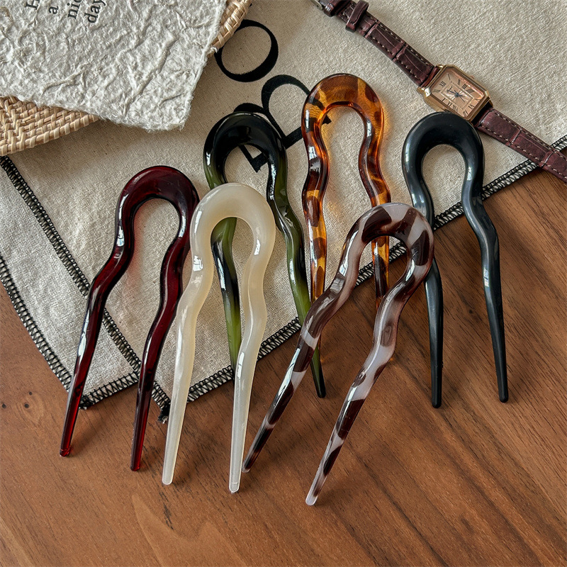 U-Shaped Hair Fork Fashion Tor - Women Accessories Aesthetic review and price