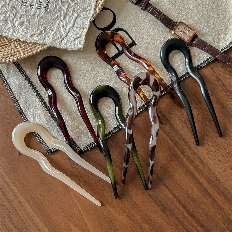 U-Shaped Hair Fork Fashion Tor - Women Accessories Aesthetic review and price