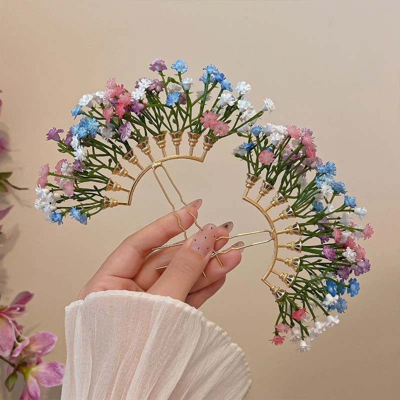 Artificial Flower Bridal Weddi - Women Accessories Aesthetic review and price