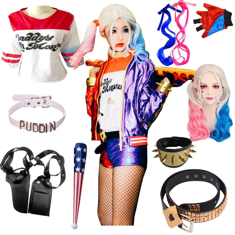2025 New Cosplay Girls Women Q - Women'S Harley Quinn Accessories review and price