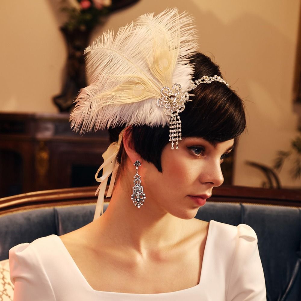Retro Vintage Feather Headband - Women'S Accessories In The 1920S review and price