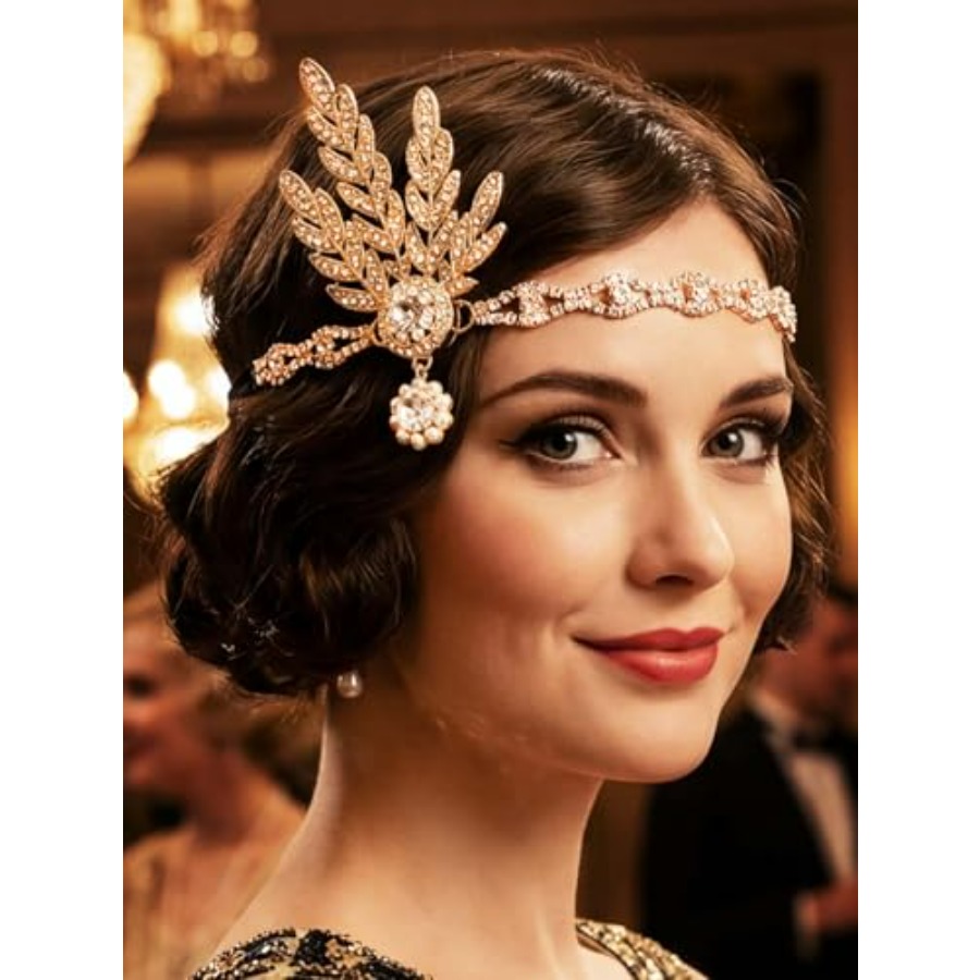 1920s Flapper Headpiece Rhines - Women'S Accessories In The 1920S review and price
