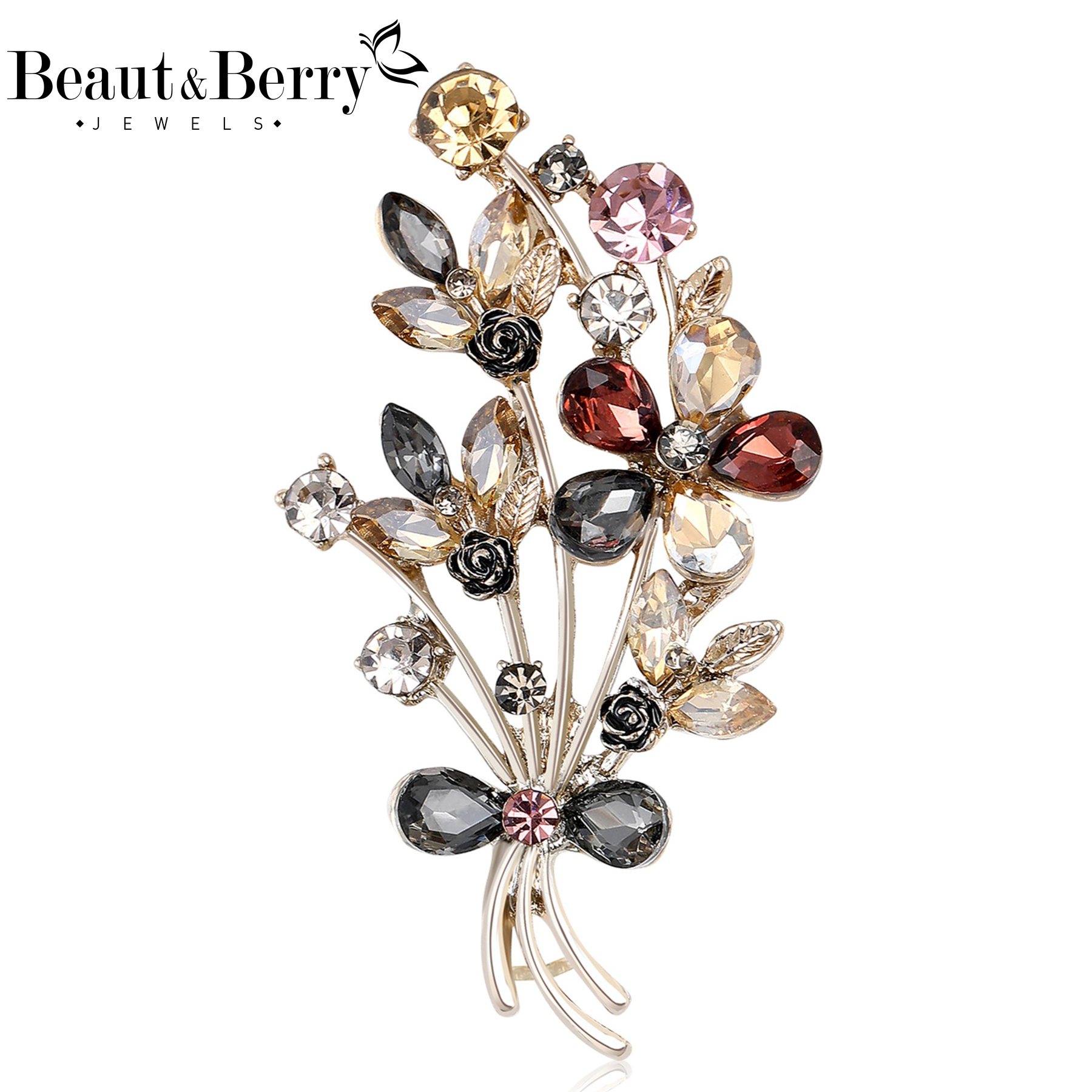 Beaut&Berry Trendy Rhinestones - Women Accessories Bouquet review and price