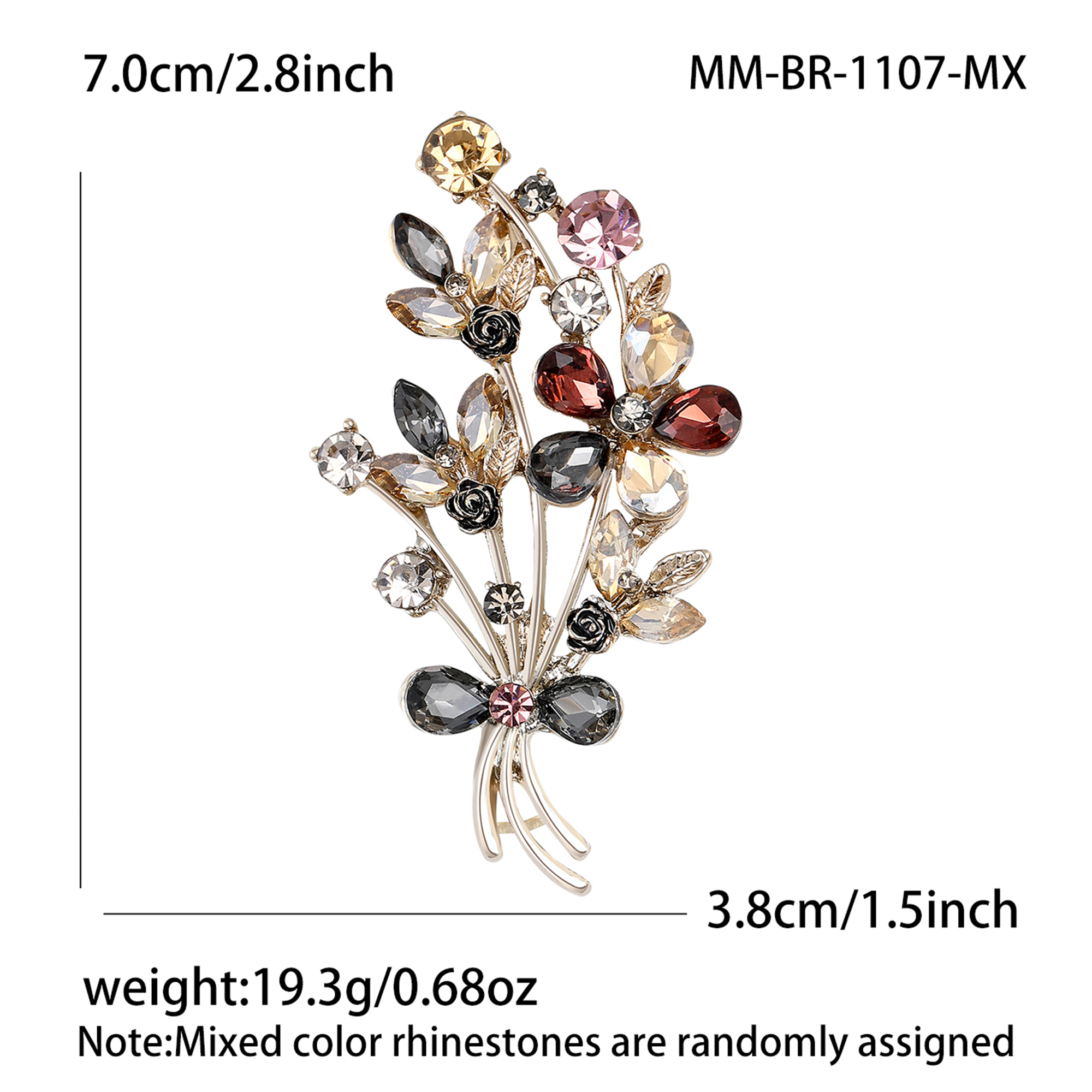 Beaut&Berry Trendy Rhinestones - Women Accessories Bouquet review and price