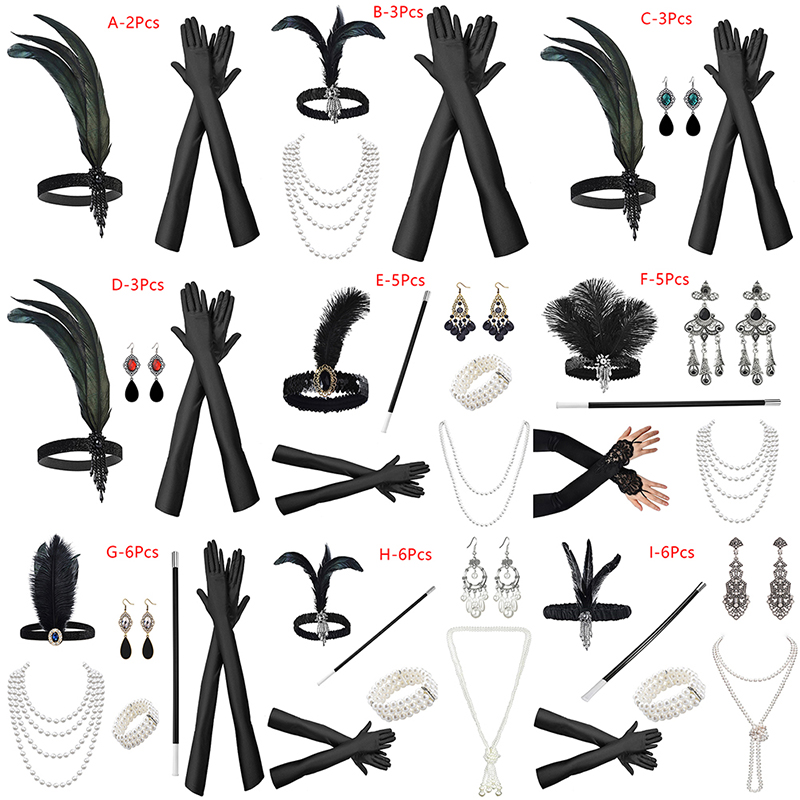 Women 1920s Flapper Feather He - Women'S Accessories In The 1920S review and price
