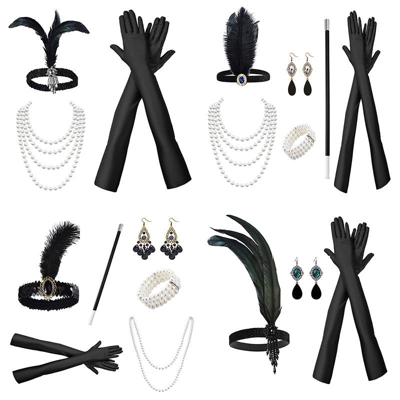 Women 1920s Flapper Feather He - Women'S Accessories In The 1920S review and price