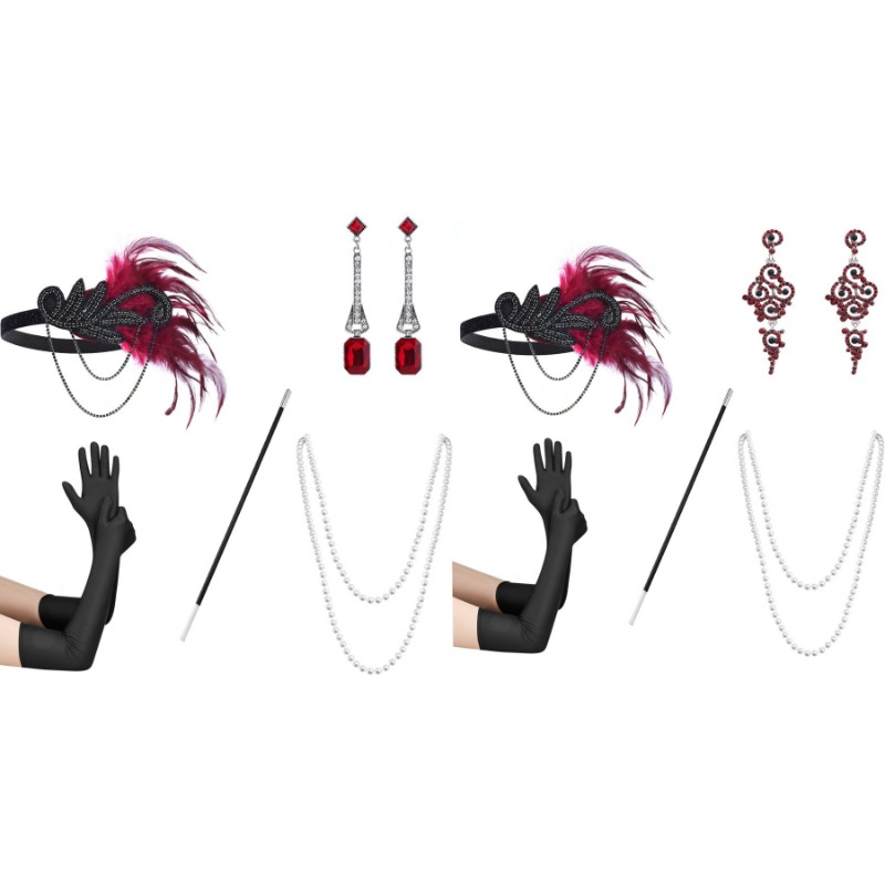 5pcs 1920s Dressed Up Ball Wea - Women'S Accessories In The 1920S review and price