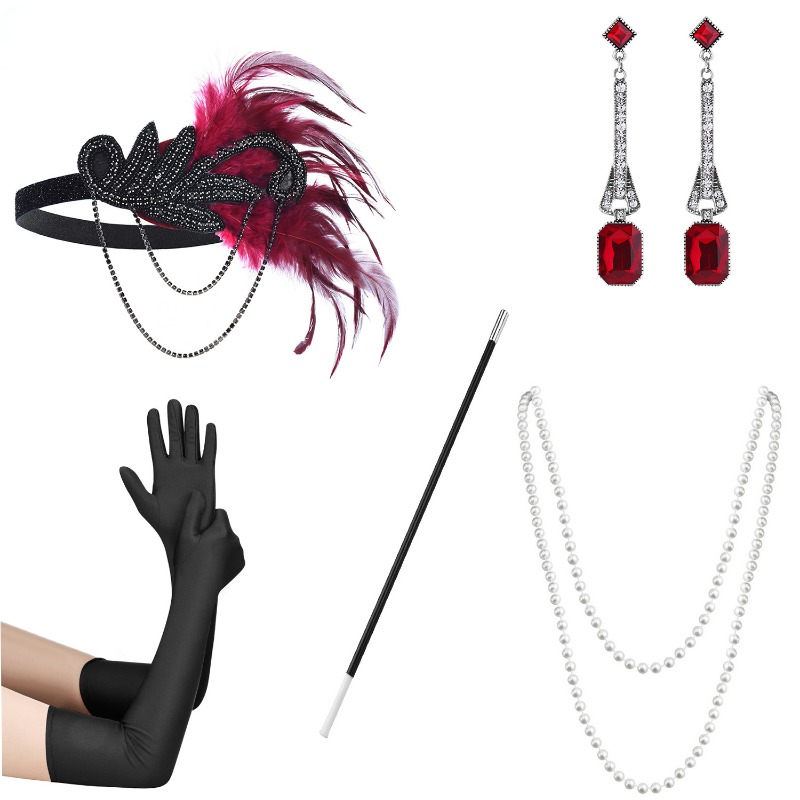 5pcs 1920s Dressed Up Ball Wea - Women'S Accessories In The 1920S review and price