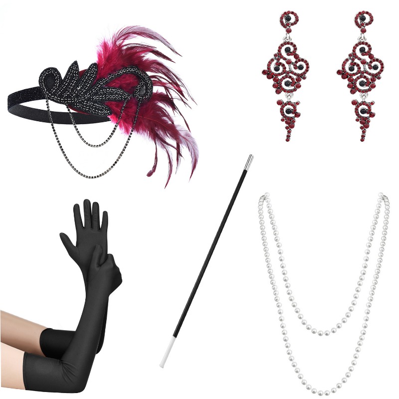 5pcs 1920s Dressed Up Ball Wea - Women'S Accessories In The 1920S review and price