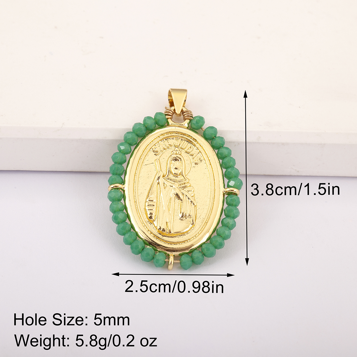 Retro Religion Sun Judas Oval  - Women Juda Accessories review and price