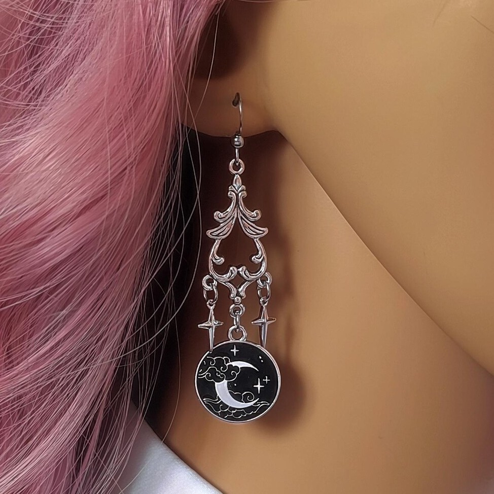 Moon Magic Earring,Gothic Jewe - Women'S Victorian Accessories review and price