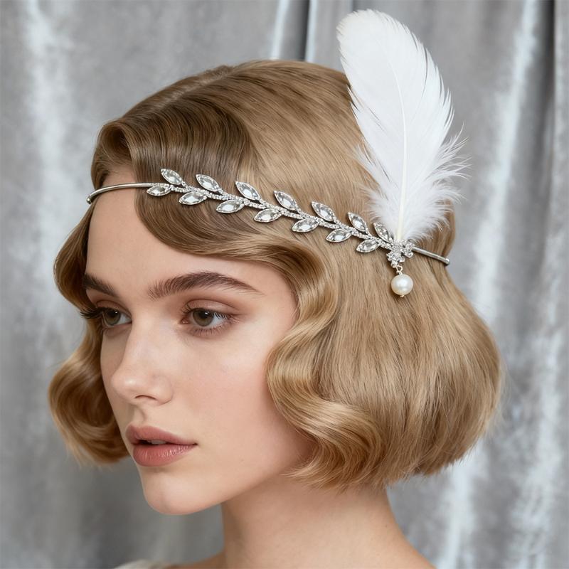 1920s Flapper Feather Headband - Women'S Accessories In The 1920S review and price