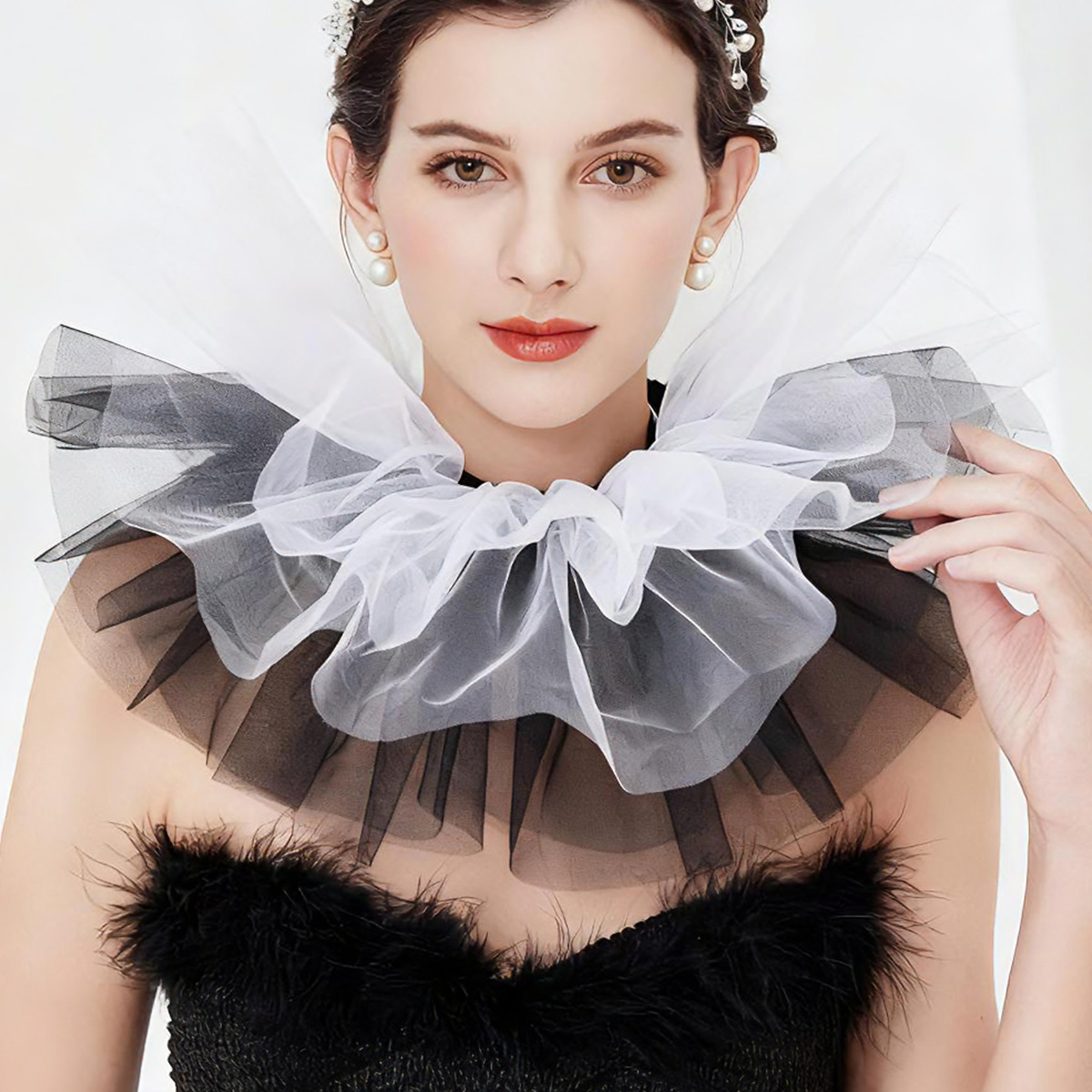 Efily French Court Style Lace  - Women'S Victorian Accessories review and price