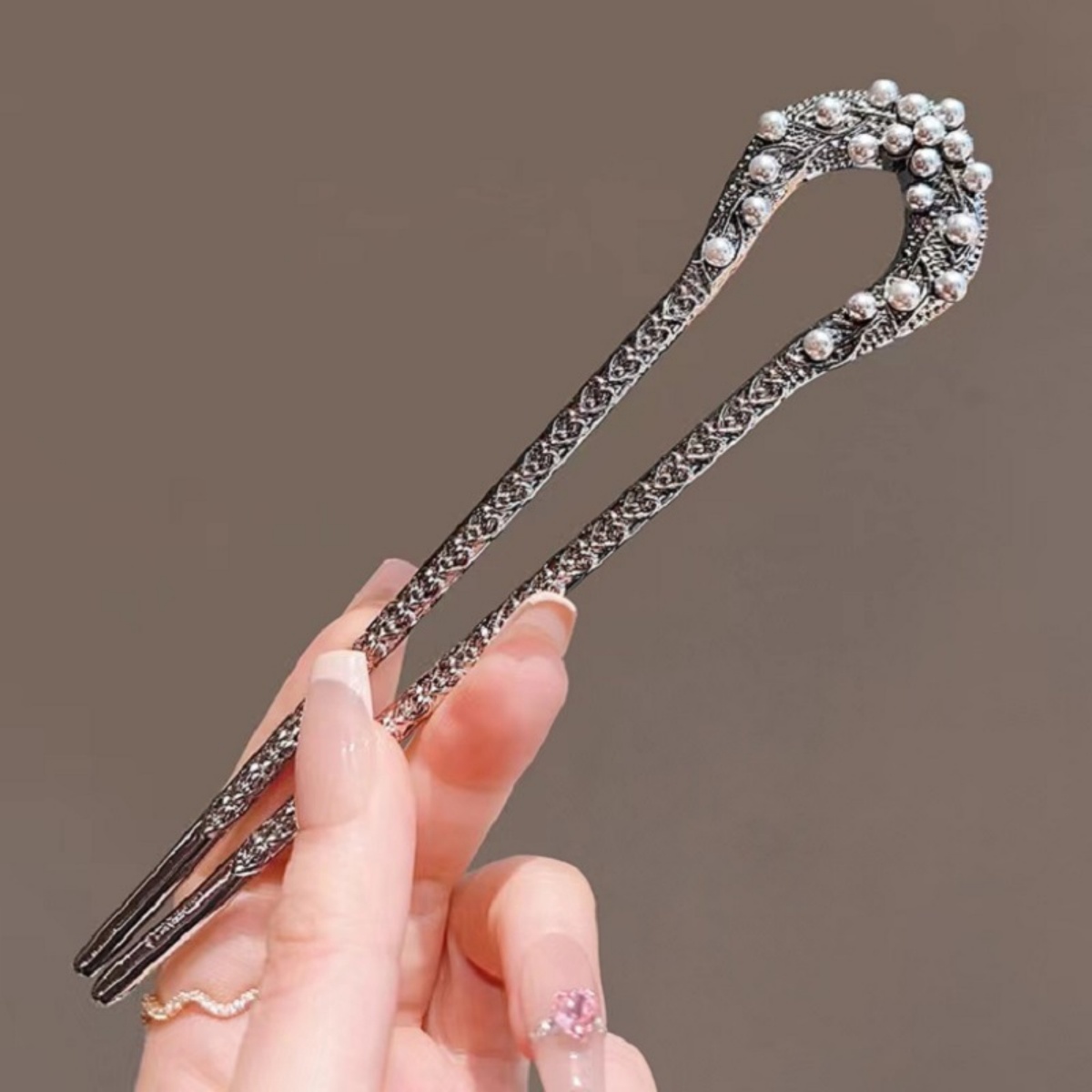 New Pearl U Shaped Hairpin For - Women Accessories Aesthetic review and price