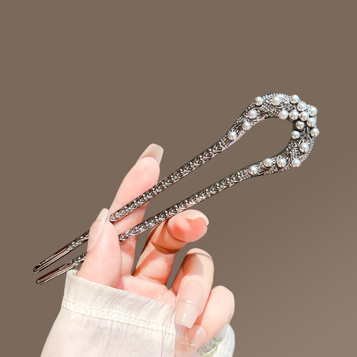 New Pearl U Shaped Hairpin For - Women Accessories Aesthetic review and price