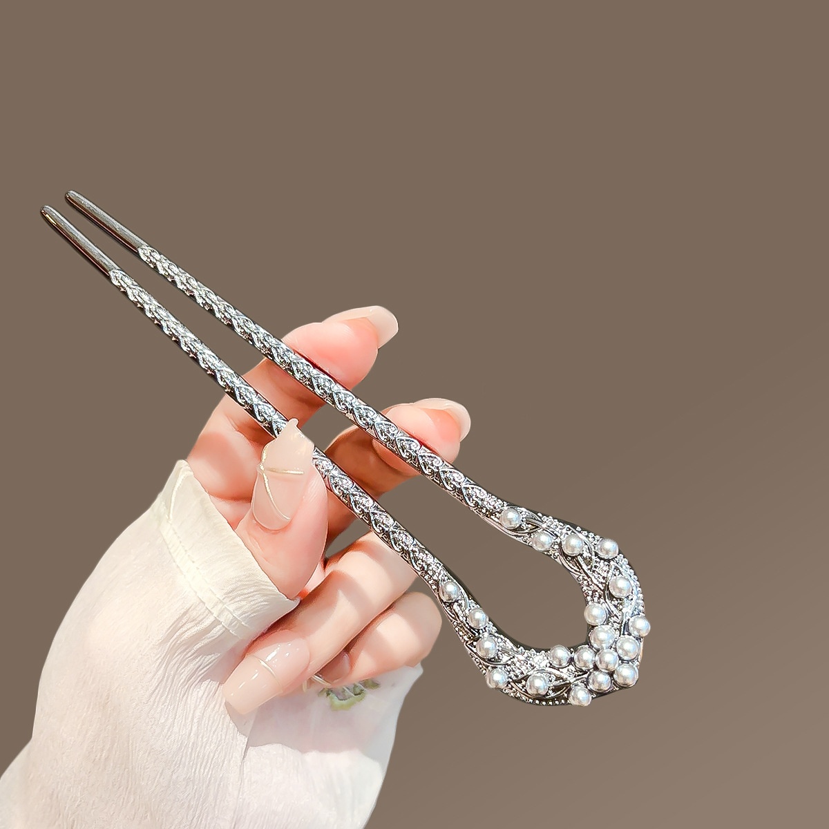 New Pearl U Shaped Hairpin For - Women Accessories Aesthetic review and price