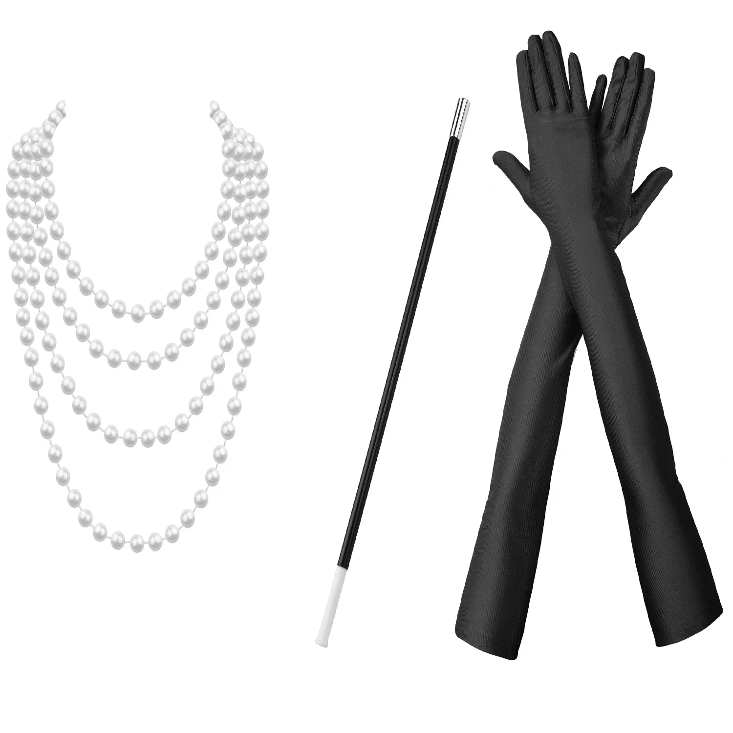 3PCS/set  1920s Flapper Dress  - Women'S Accessories In The 1920S review and price