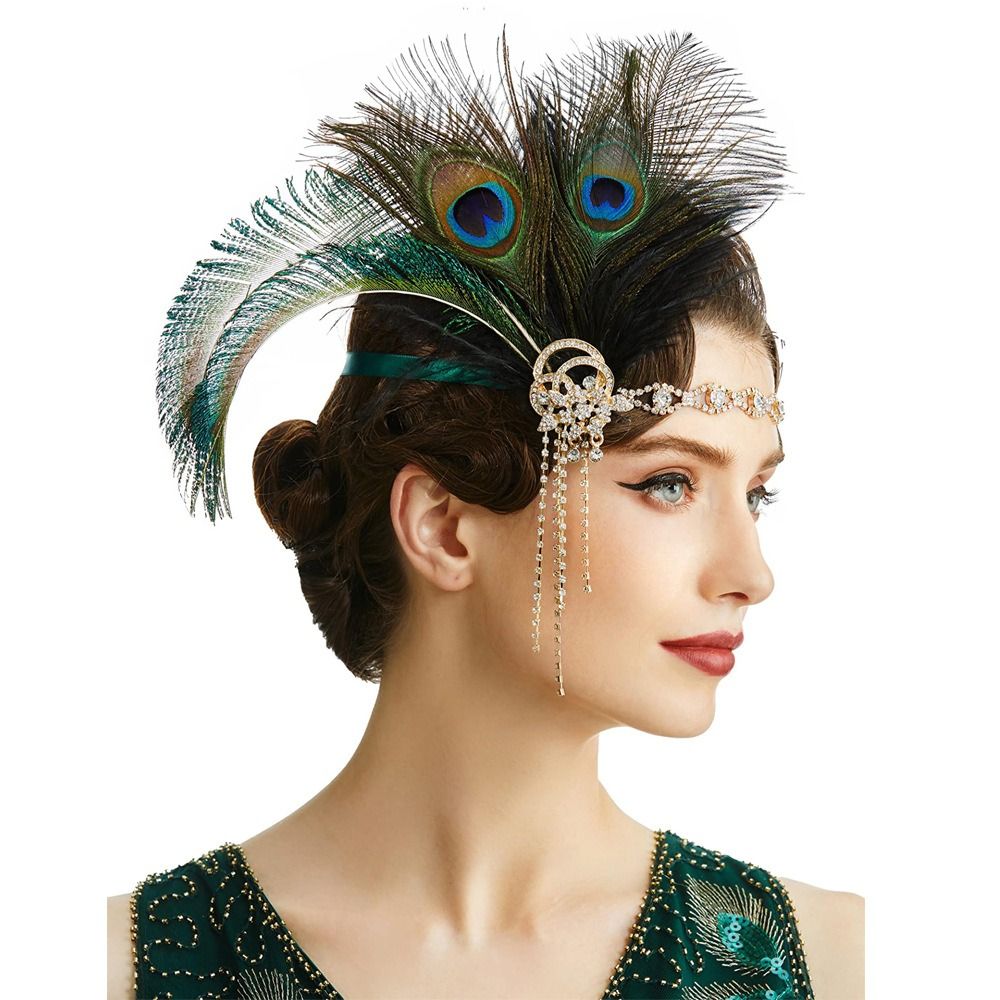 Retro Vintage Feather Headband - Women'S Accessories In The 1920S review and price