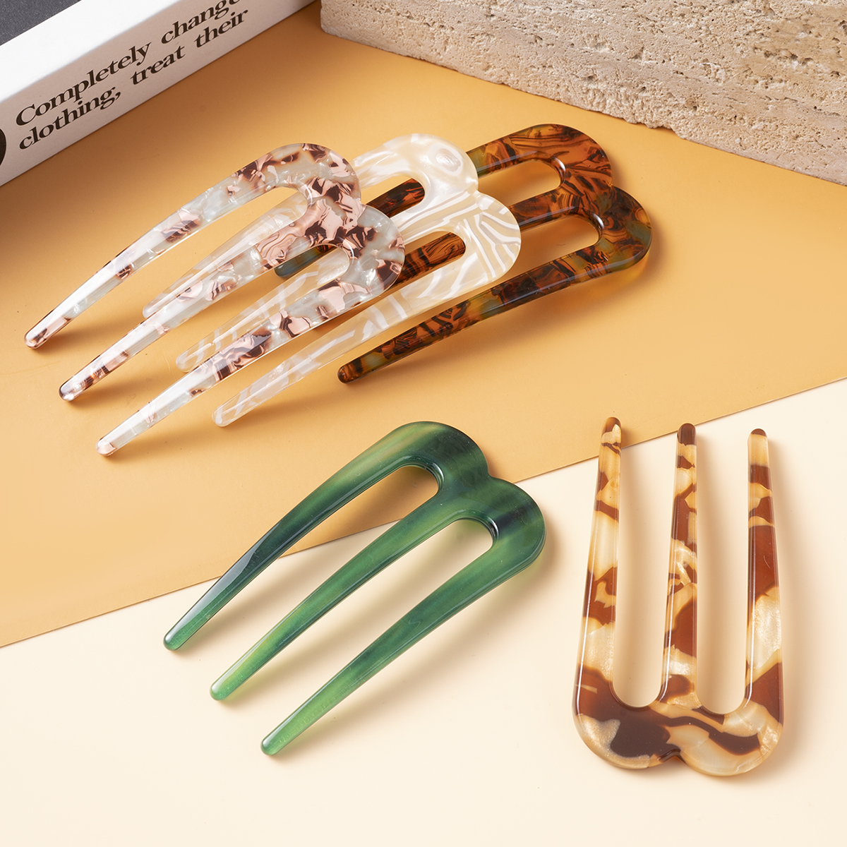 Acetic Acid Hair Forks Three T - Women Accessories Aesthetic review and price