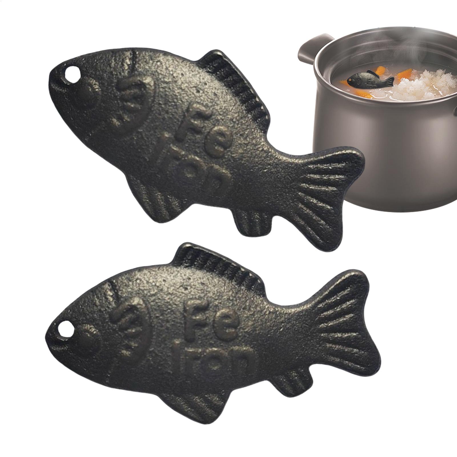 2 Pieces Iron Fish Natural Sou - Women Kitchen Accessories review and price