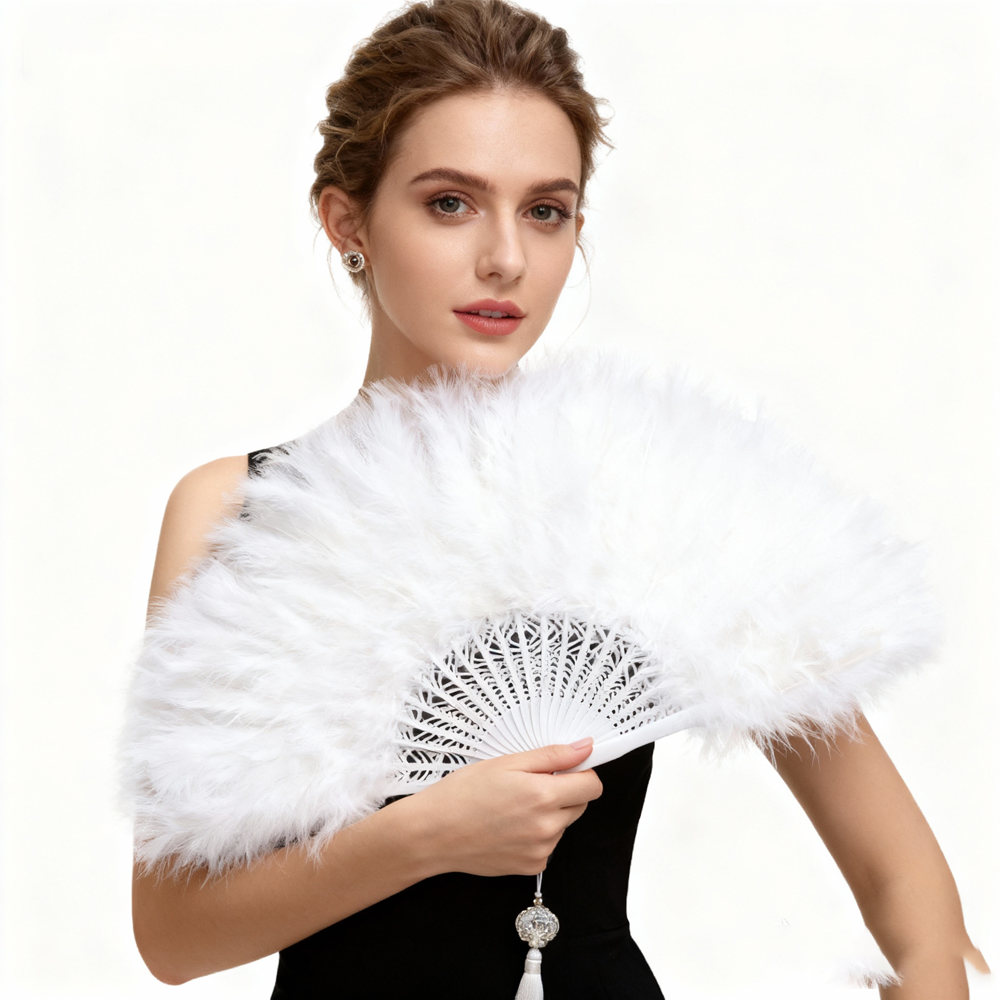PESENAR  1920s Style White Fea - Women'S Accessories In The 1920S review and price