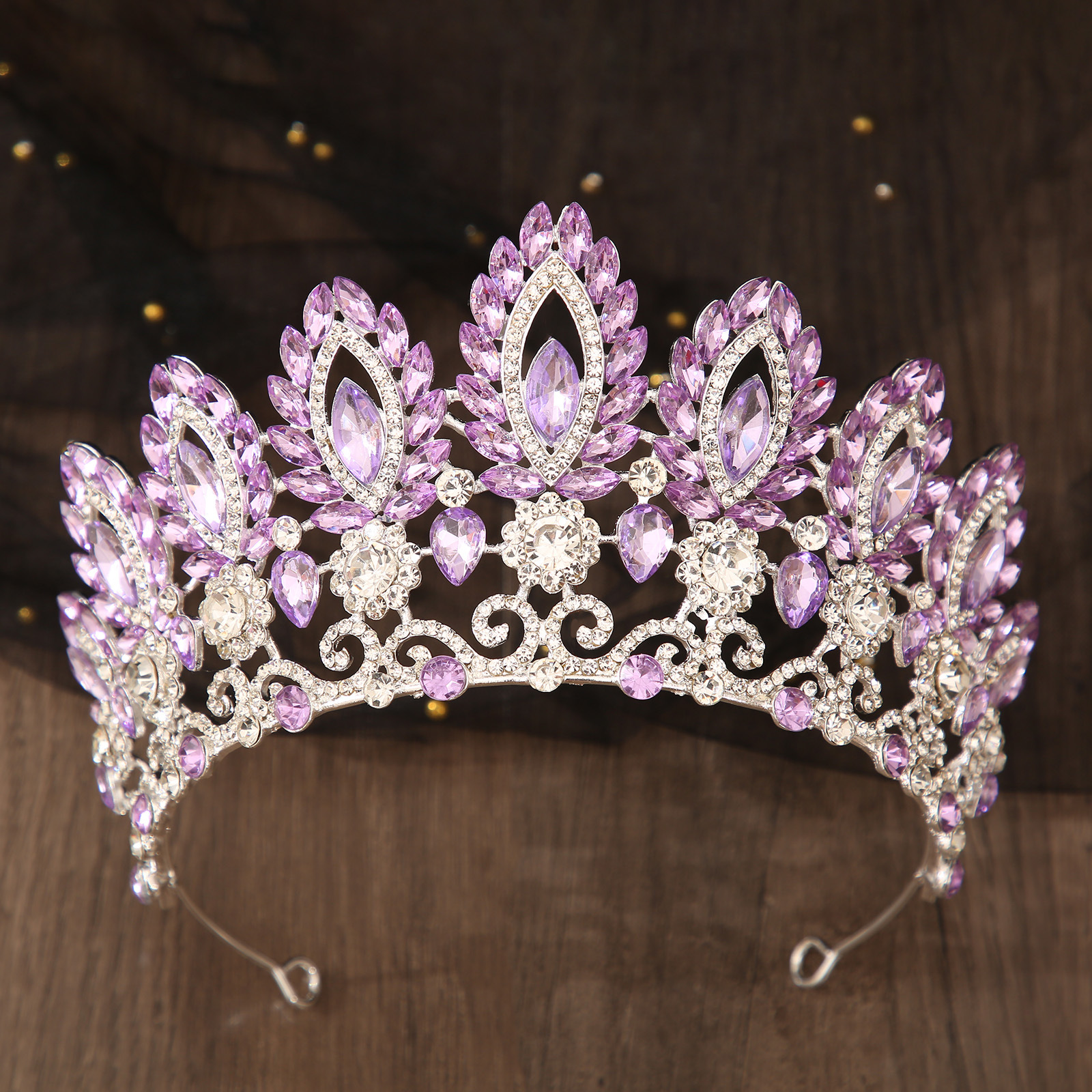 Royal Queen Pageant Crown Big  - Women Jewelry Accessories For Black Dress review and price