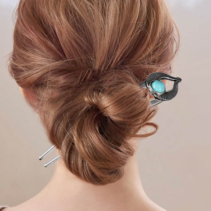 Egypt Turquoise U Shape Hair F - Women Accessories Aesthetic review and price