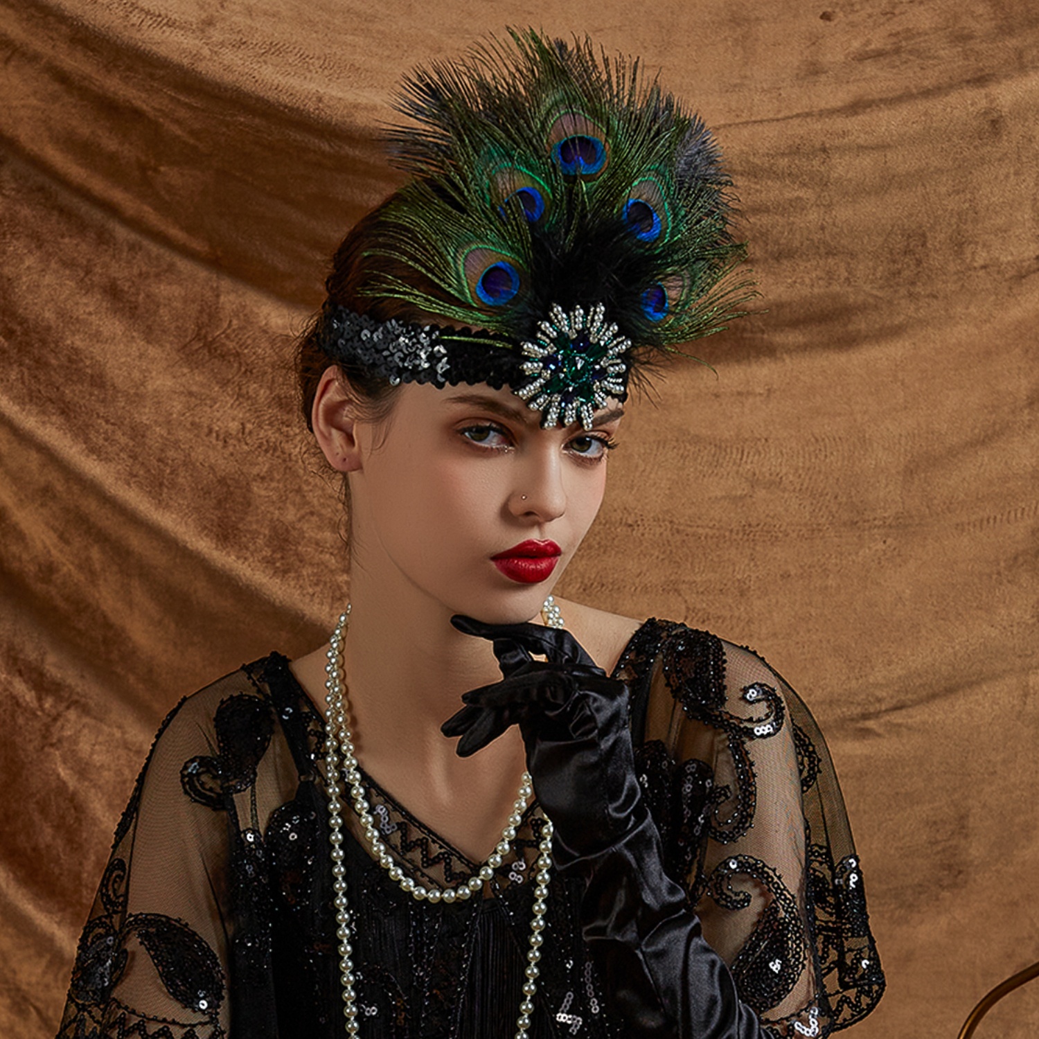 Carnival Peacock Feather Headb - Women'S Accessories In The 1920S review and price