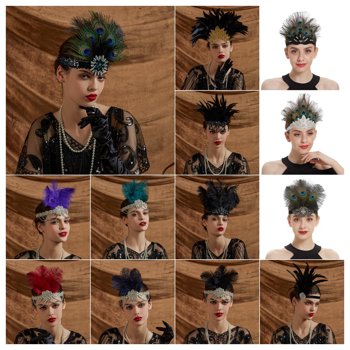 Carnival Peacock Feather Headb - Women'S Accessories In The 1920S review and price