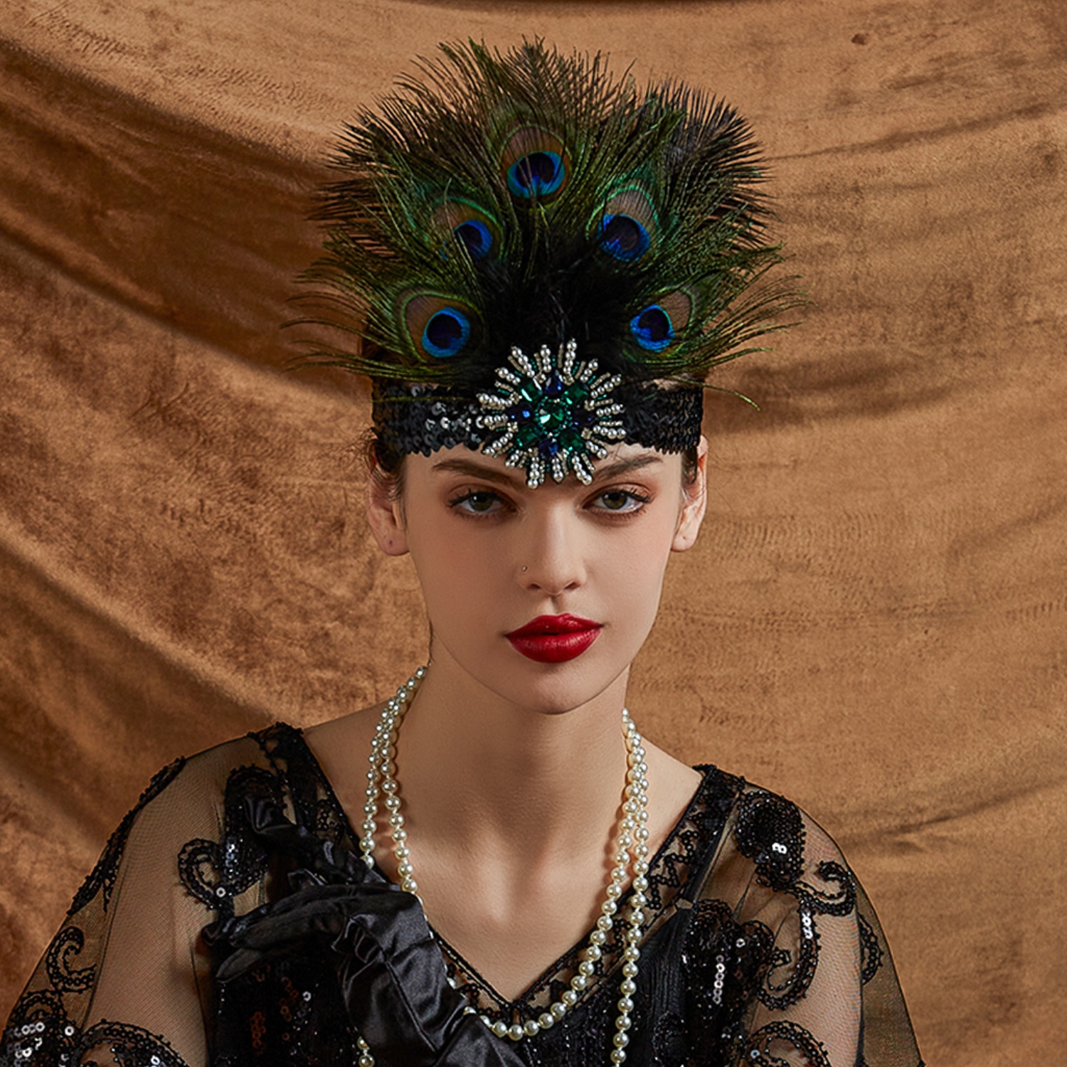 Carnival Peacock Feather Headb - Women'S Accessories In The 1920S review and price