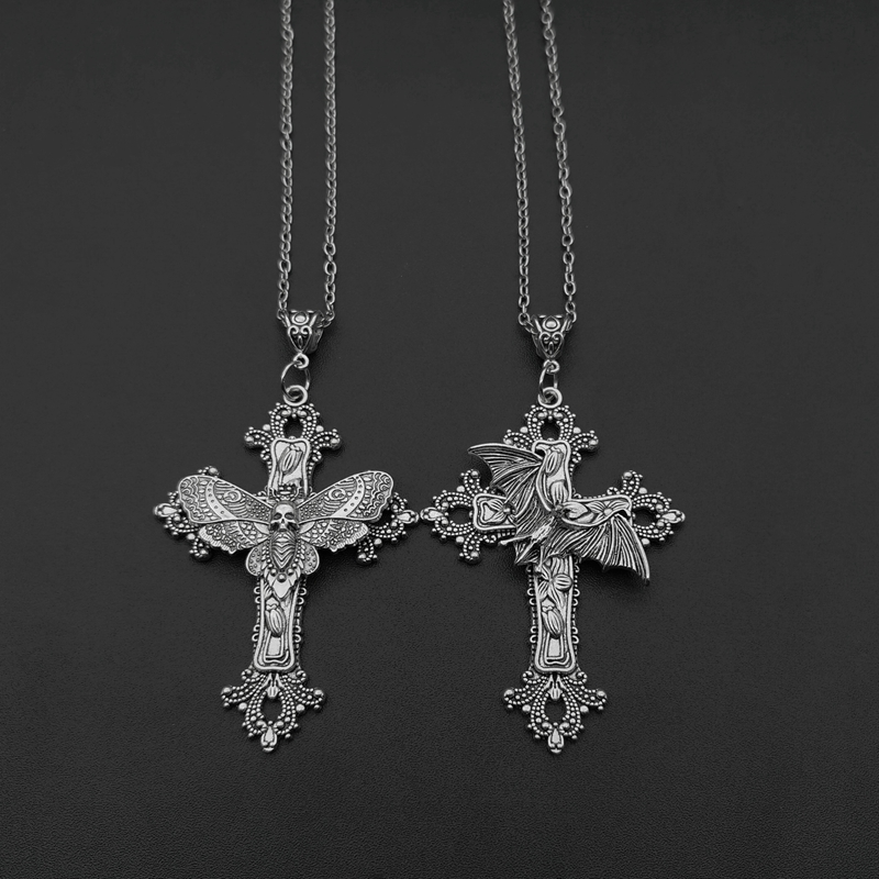 Large Bat Cross Necklace Penda - Women'S Victorian Accessories review and price