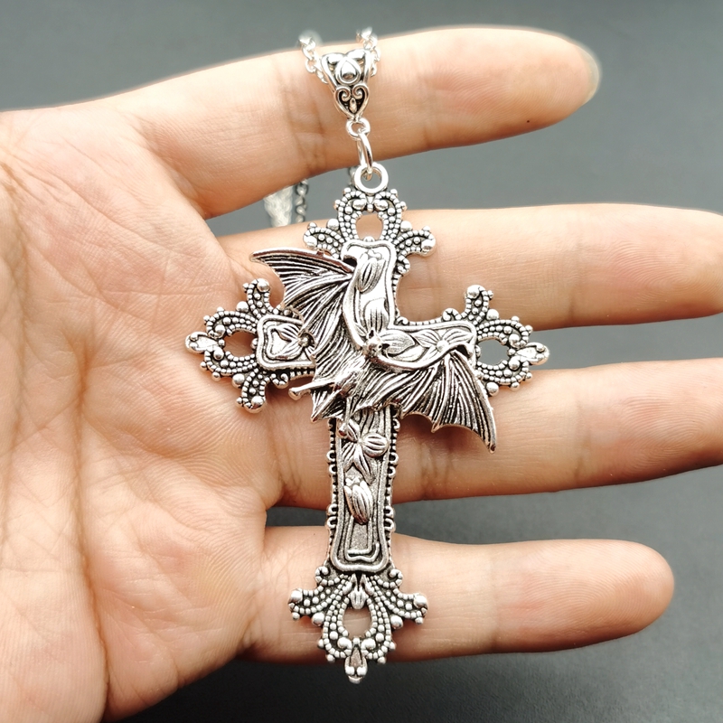 Large Bat Cross Necklace Penda - Women'S Victorian Accessories review and price