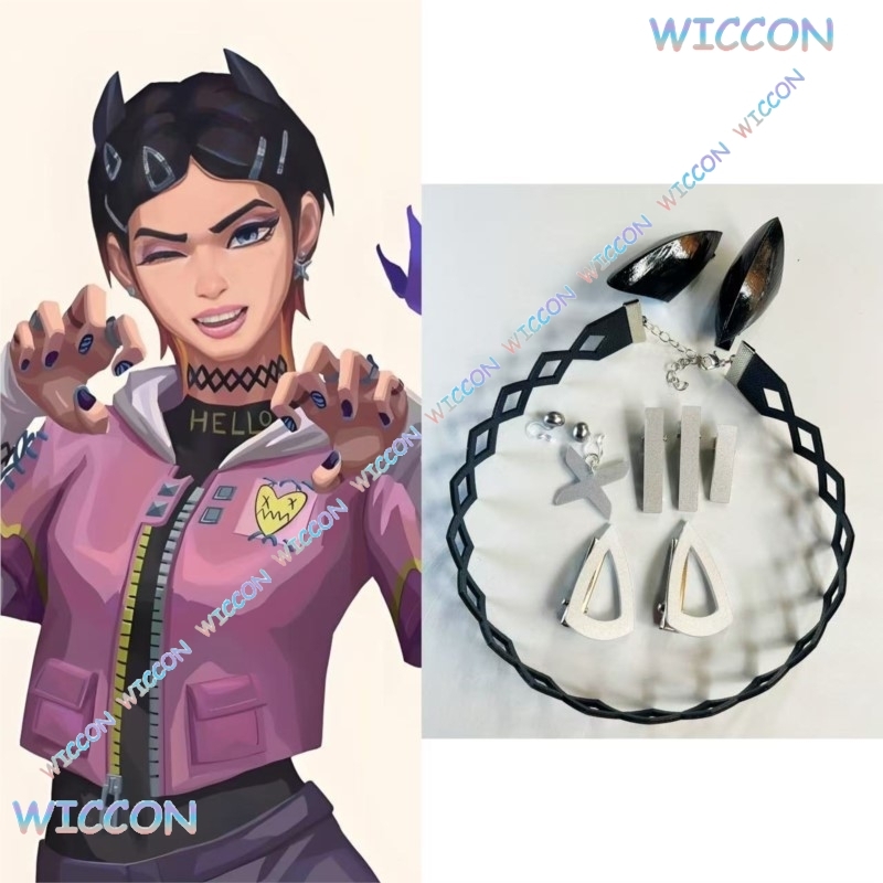 Valorant Clove  Clip Collar Bu - Women Accessories Aesthetic review and price