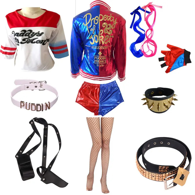 Anime Cosplay Girls Women Quin - Women'S Harley Quinn Accessories review and price
