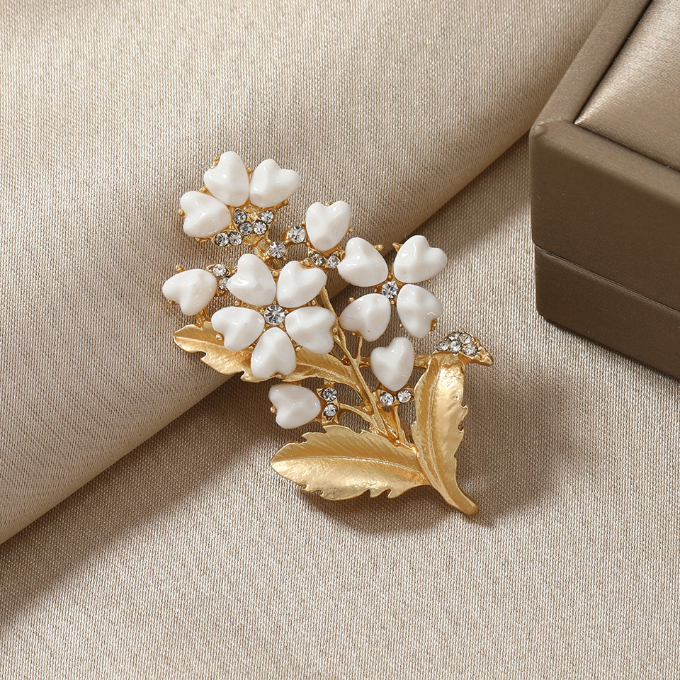 Vintage Love Pearl Flower Broo - Women Accessories Bouquet review and price